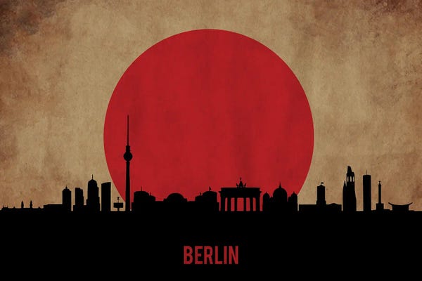 Berlin: Berlin Skyline by Durro Art
