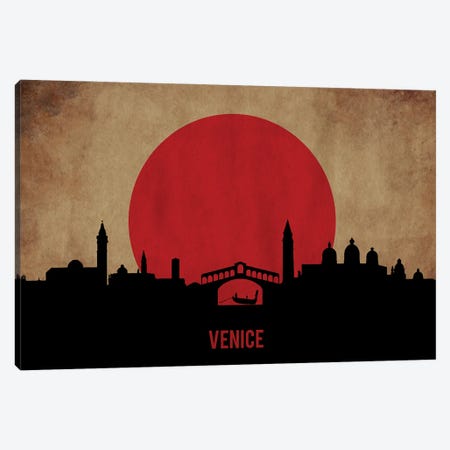 Venice Skyline Canvas Print #DUR920} by Durro Art Canvas Wall Art