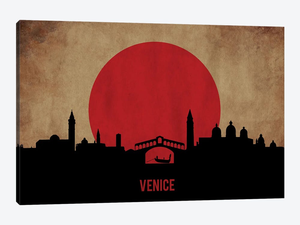 Venice Skyline by Durro Art 1-piece Canvas Wall Art