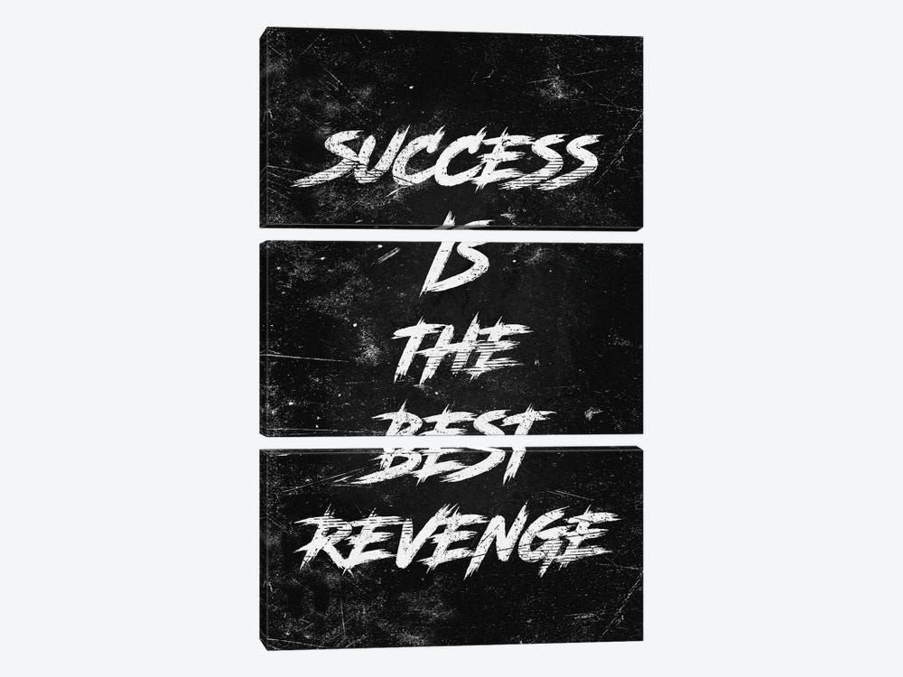 Success Is The Best Revenge by Durro Art 3-piece Canvas Art Print