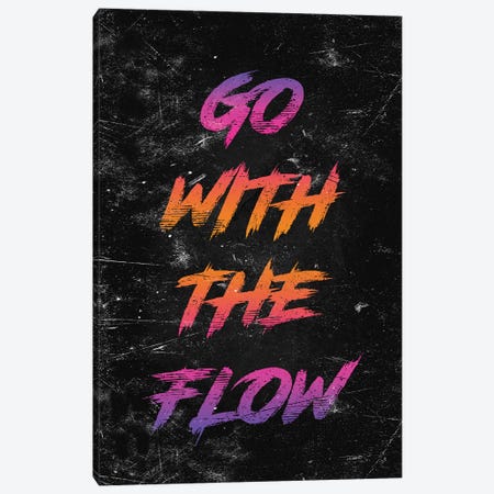 Go With The Flow Canvas Print #DUR957} by Durro Art Canvas Artwork