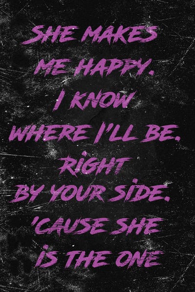 She Is The One Purple