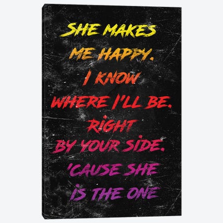 She Is The One Canvas Print #DUR965} by Durro Art Canvas Print