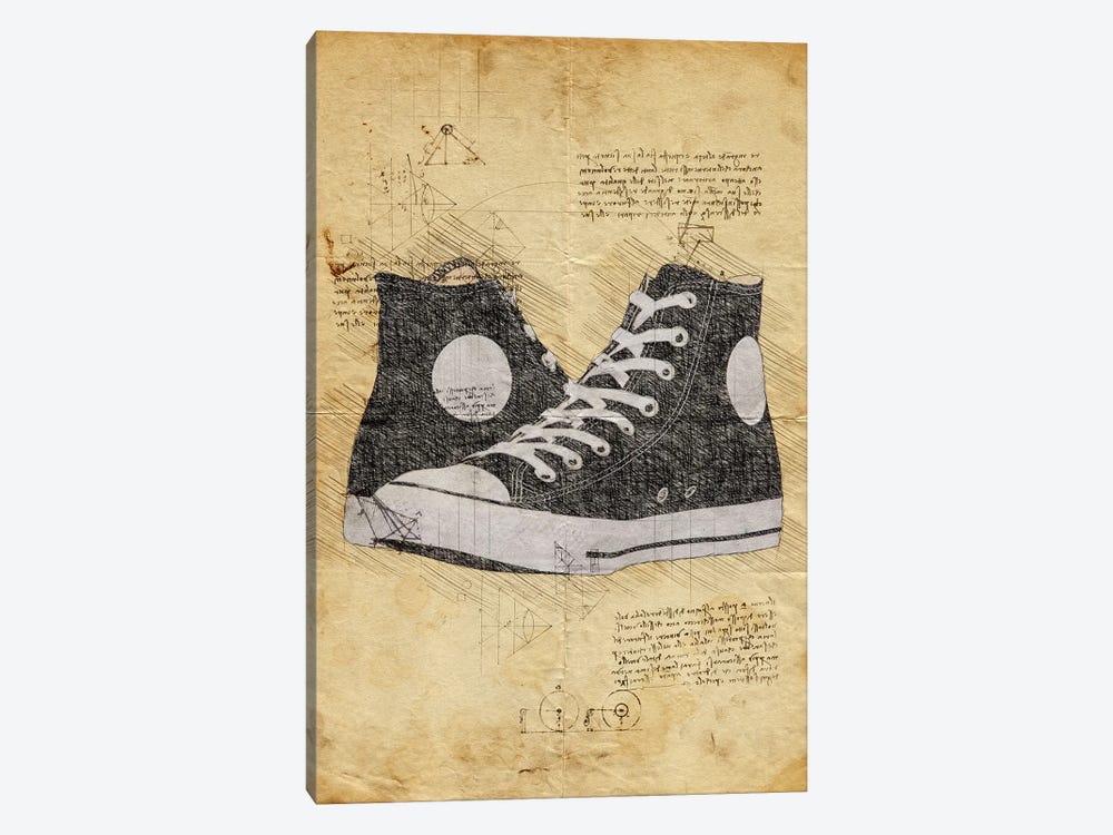 Sneakers by Durro Art 1-piece Canvas Print