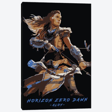 Horizon Zero Dawn Aloy Canvas Print #DUR96} by Durro Art Canvas Art