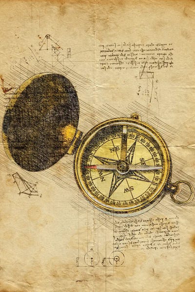 Durro Art: Compass by Durro Art