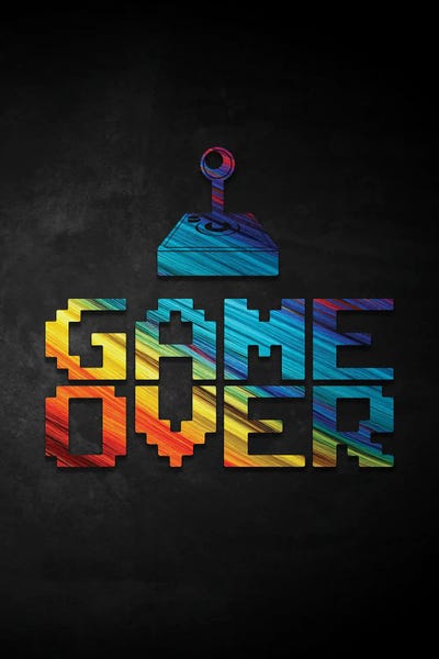 Game Over II by Durro Art canvas print