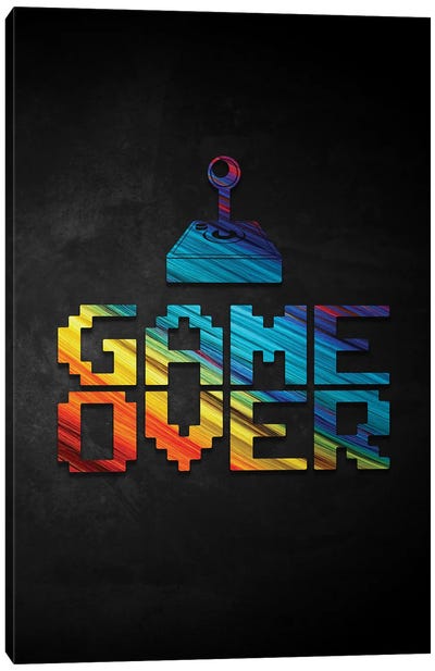 Game Over II Canvas Art Print - Durro Art