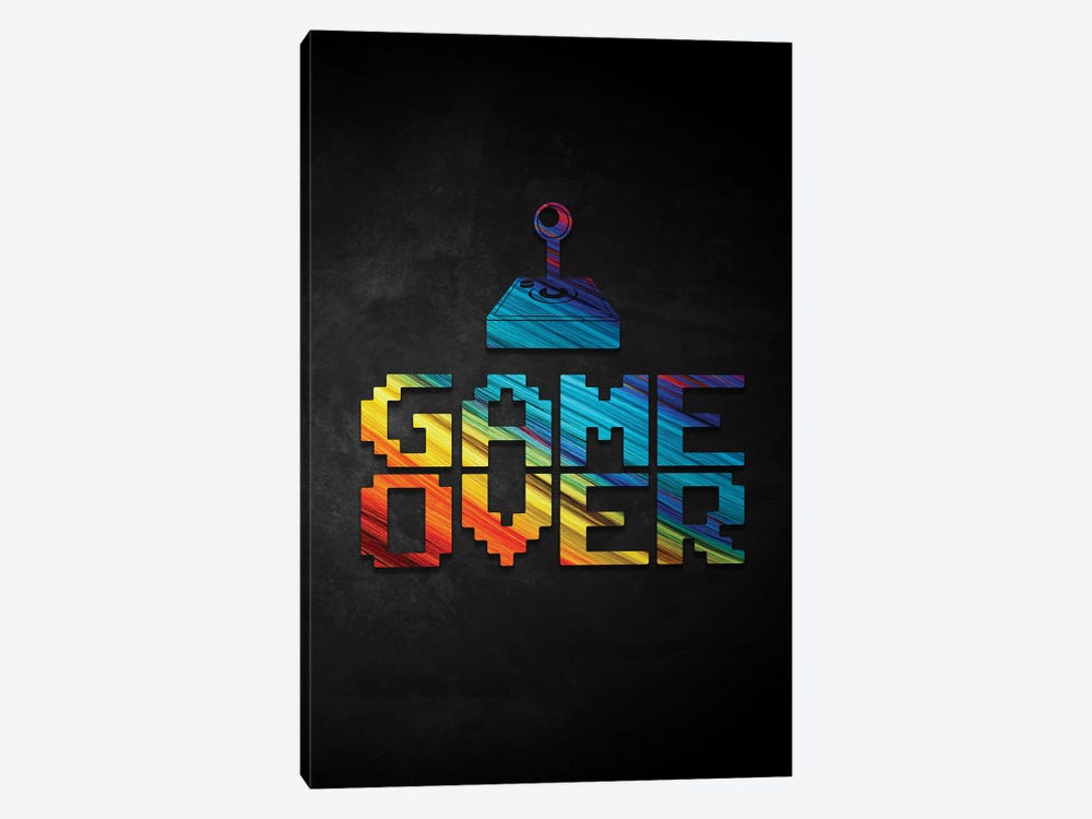 Game Over II by Durro Art 1-piece Canvas Print