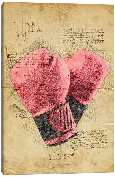 Boxing Gloves Canvas Art Print - Boxing Art