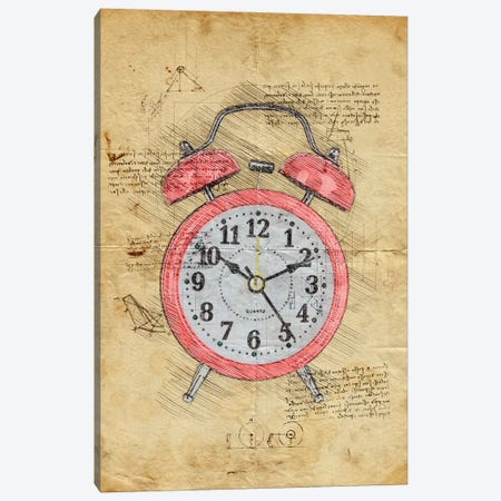Clock Canvas Print #DUR993} by Durro Art Canvas Art Print