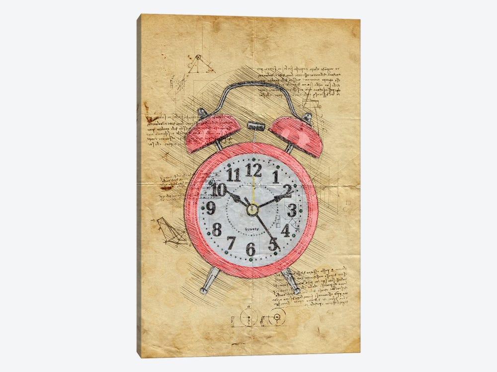 Clock by Durro Art 1-piece Canvas Wall Art