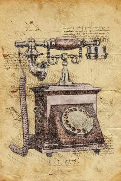 Antiques & Collectibles: Telephone by Durro Art