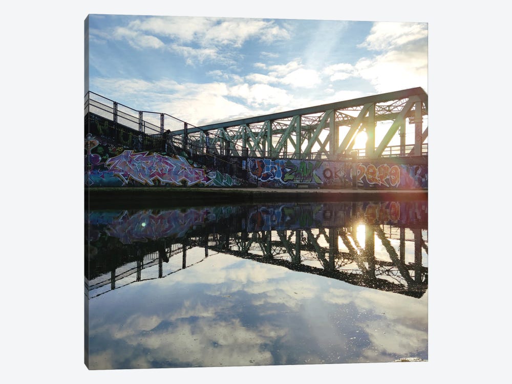 Regents Canal by Amadeus Long 1-piece Canvas Wall Art