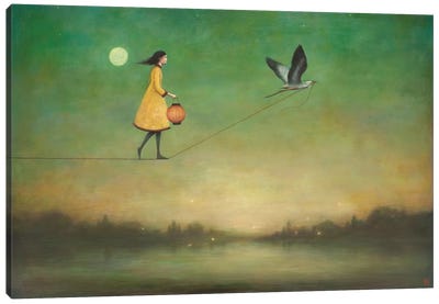 Blue Moon Expedition Canvas Art Print - Duy Huynh