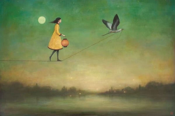 Kids Art: Blue Moon Expedition by Duy Huynh