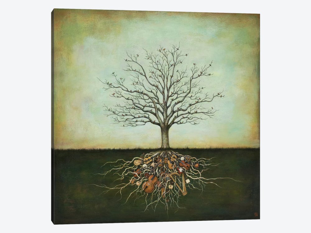 Strung Together by Duy Huynh 1-piece Canvas Wall Art