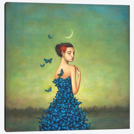 Metamorphosis In Blue Canvas Print #DUY4} by Duy Huynh Canvas Wall Art