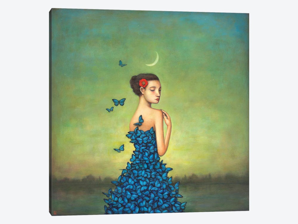 Metamorphosis In Blue by Duy Huynh 1-piece Art Print
