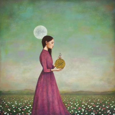Counting On The Cosmos by Duy Huynh framed canvas print