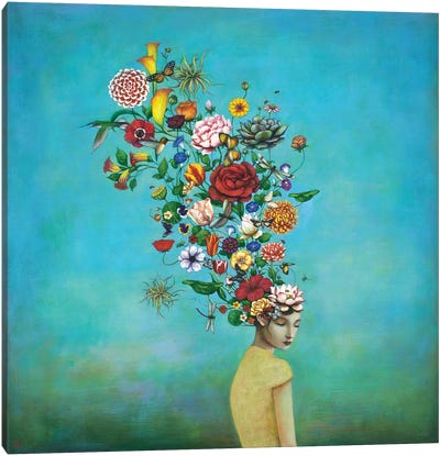 A Mindful Garden Canvas Art Print - Duy Huynh