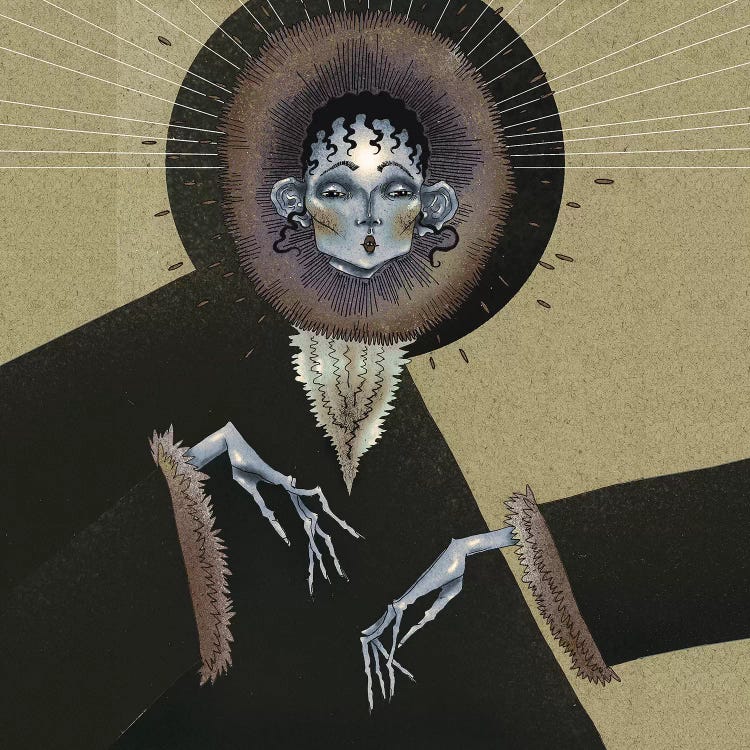 Mourning Lady by DEMÖ wall art