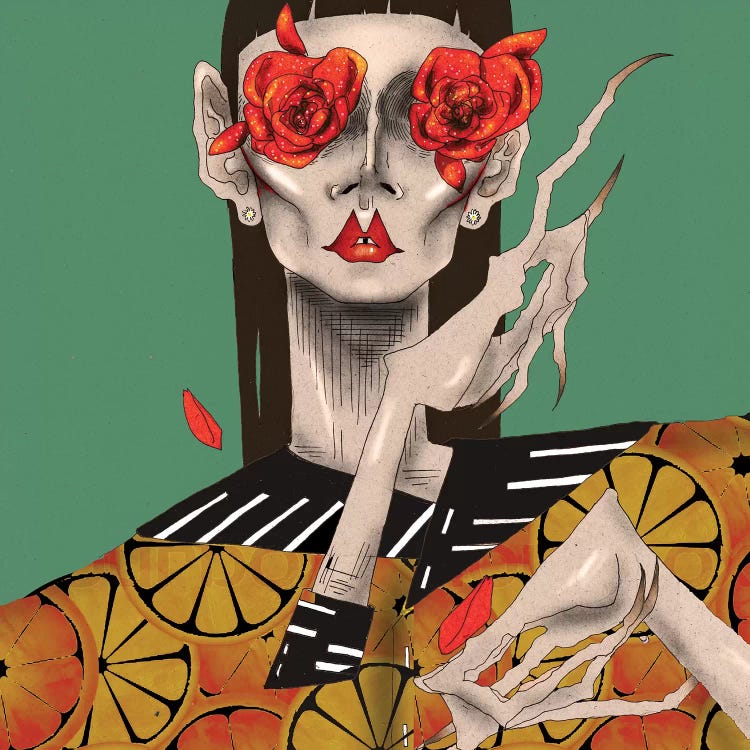 Rose Eyes by DEMÖ wall art