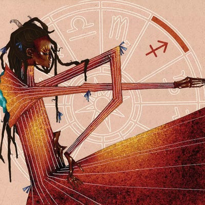 Sagitarius by DEMÖ canvas print