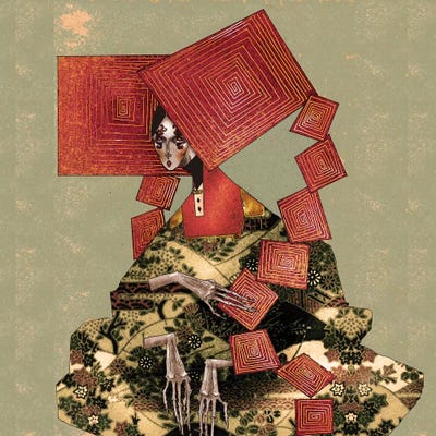 The Lonely Empress by DEMÖ acrylic art print