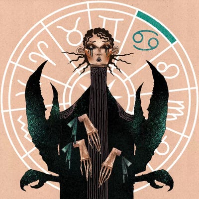 Cancer by DEMÖ acrylic art print