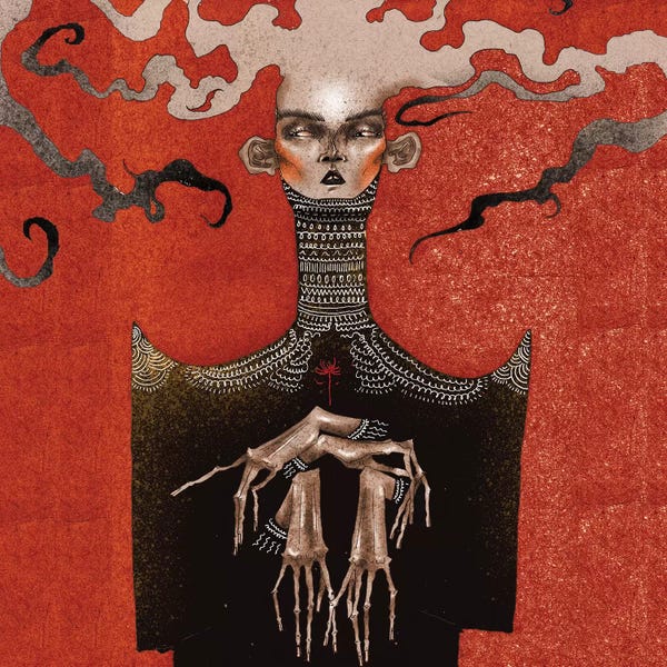 Goth Art: The Widow by DEMÖ