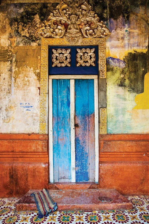Cambodian Door by Dave Bowman wall art