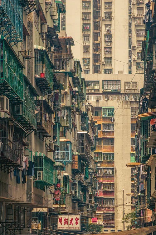 Backstreets Of Macau by Dave Bowman wall art