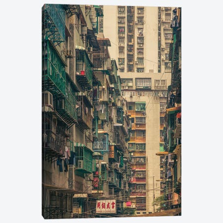 Backstreets Of Macau Canvas Print #DVB102} by Dave Bowman Art Print