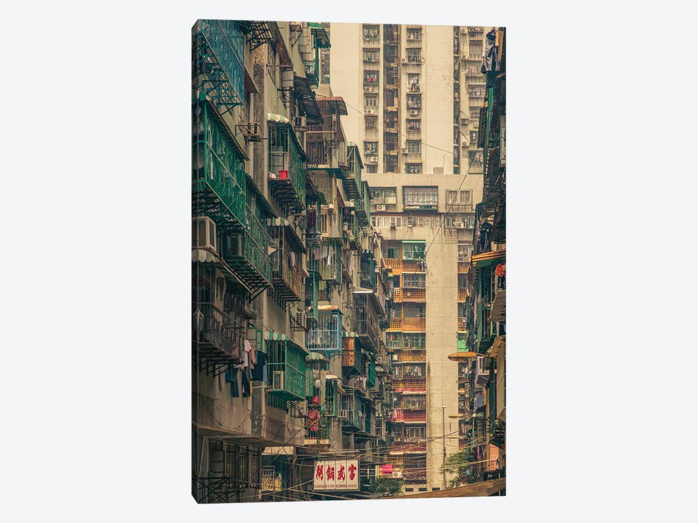 Backstreets Of Macau by Dave Bowman 1-piece Art Print