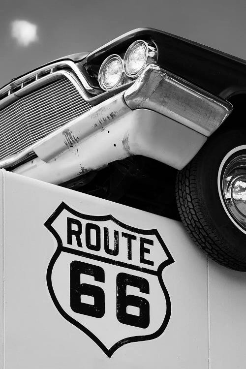 Cloud, Car And Sign by Dave Bowman wall art