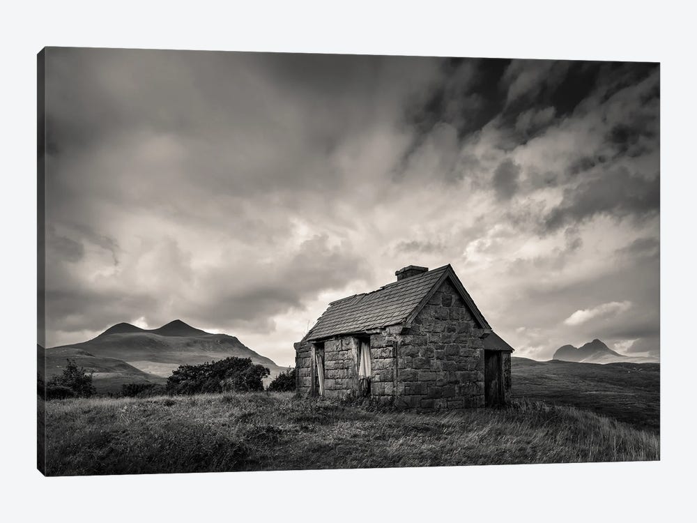 Bothy And Mountains by Dave Bowman 1-piece Canvas Art