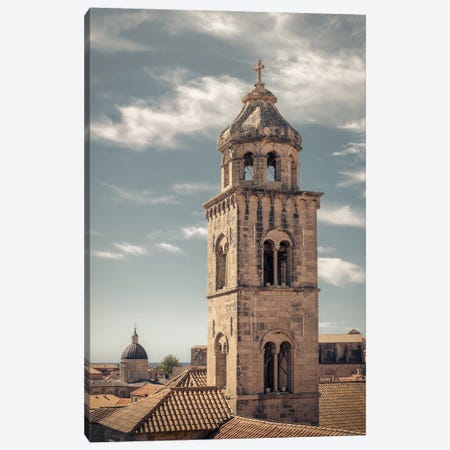 Dubrovnik Monastery Tower Canvas Print #DVB108} by Dave Bowman Art Print
