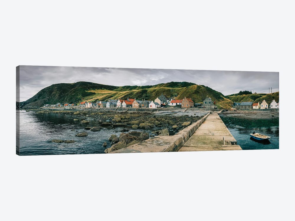 Crovie Panorama by Dave Bowman 1-piece Canvas Wall Art