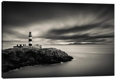 Eilean Glas Lighthouse I Canvas Art Print - Nautical Scenic Photography