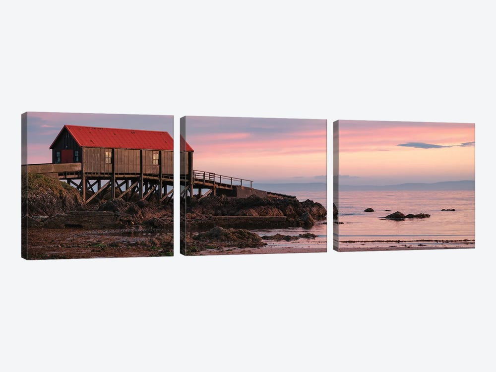 Dunaverty Lifeboat Station by Dave Bowman 3-piece Canvas Wall Art