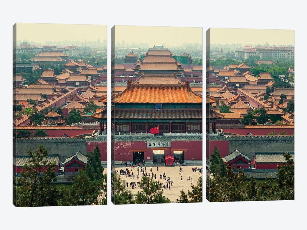 The Forbidden City by Dave Bowman 3-piece Canvas Artwork