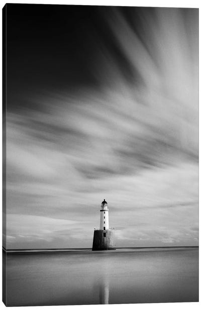 Rattray Head Lighthouse II Canvas Art Print - Nautical Scenic Photography