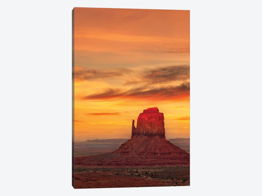 Red Tip Sunset by Dave Bowman 1-piece Canvas Wall Art