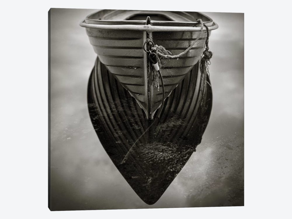 Boat Reflection by Dave Bowman 1-piece Canvas Wall Art