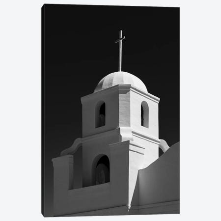 Old Adobe Mission Bell Tower Canvas Print #DVB144} by Dave Bowman Canvas Wall Art