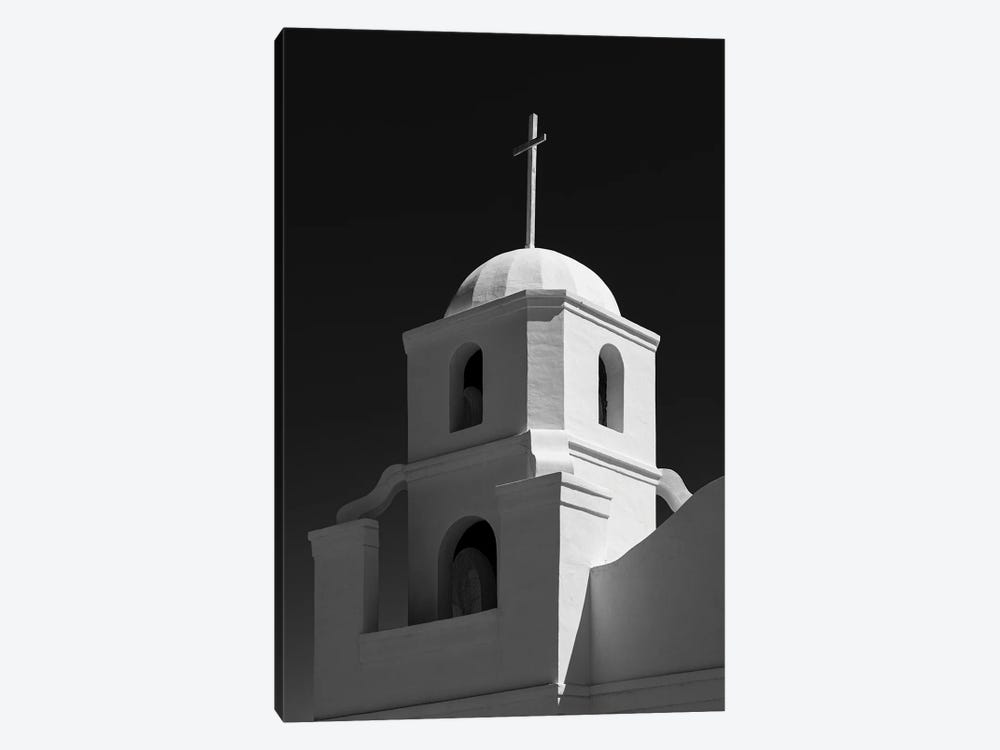 Old Adobe Mission Bell Tower by Dave Bowman 1-piece Art Print