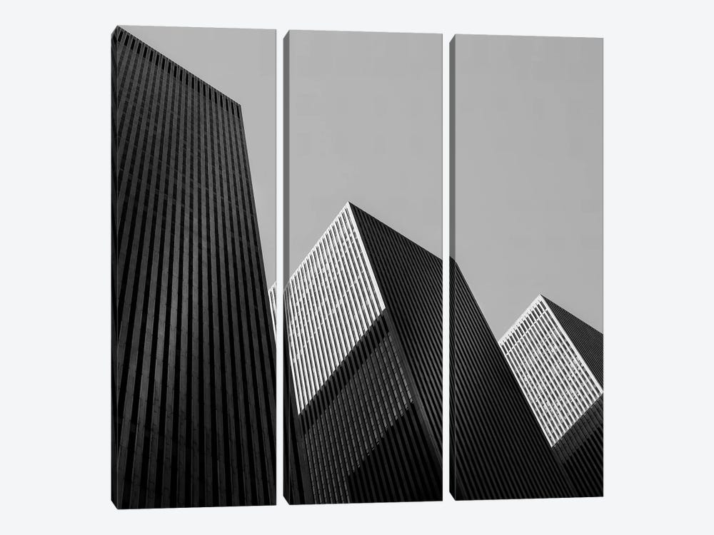 Urban Angles by Dave Bowman 3-piece Canvas Wall Art