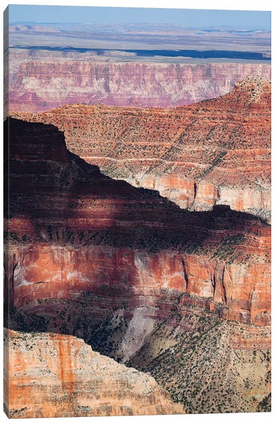 Canyon Layers Canvas Art Print - Layered Landscapes