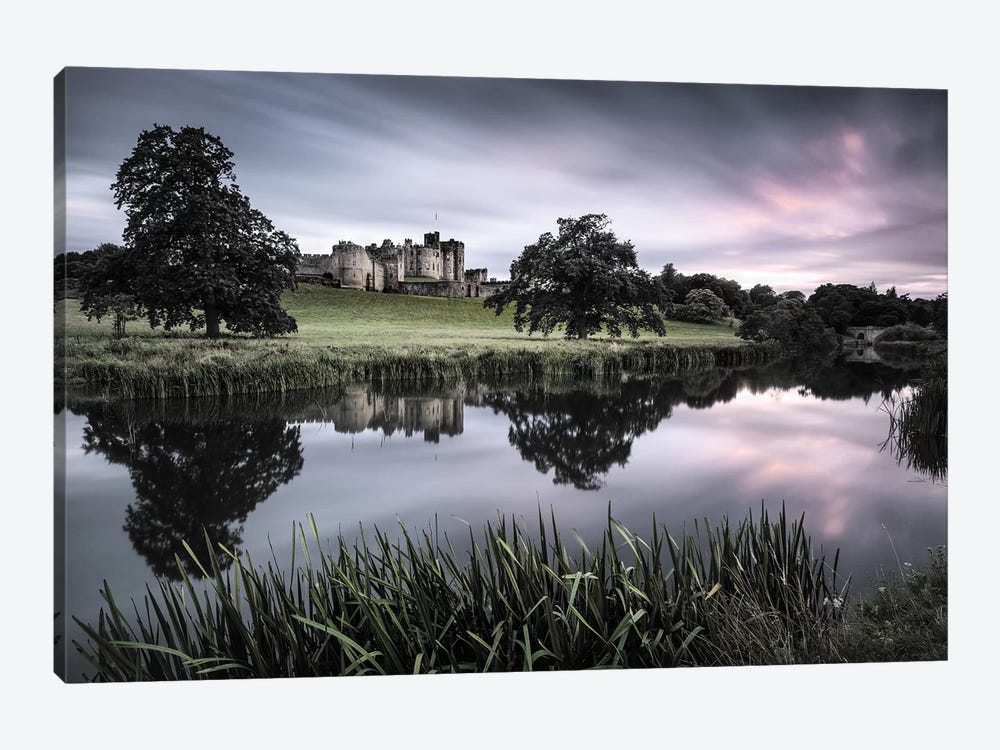 Alnwick Castle Sunset by Dave Bowman 1-piece Canvas Art